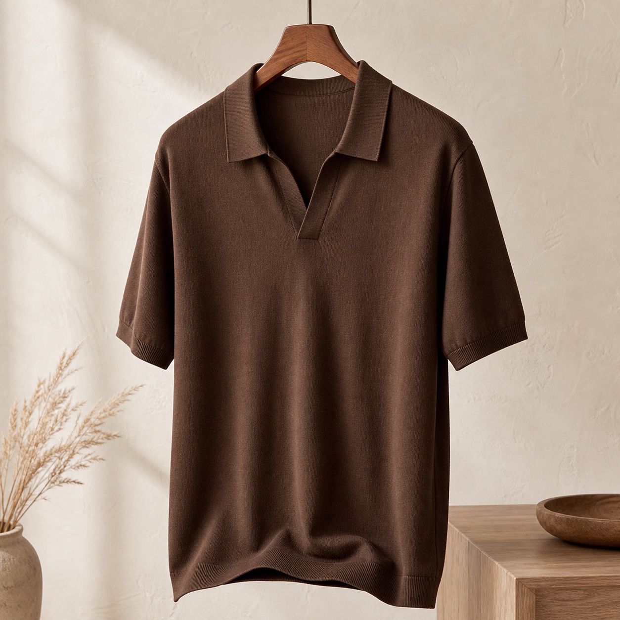 Bumi Fine-Knit Polo
